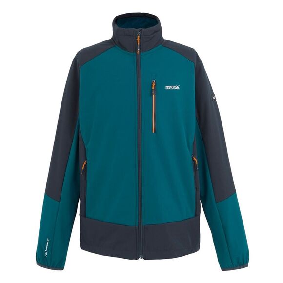 Regatta Mens Moutdale Soft Shell Jacket / Moroccan Blue/Navy